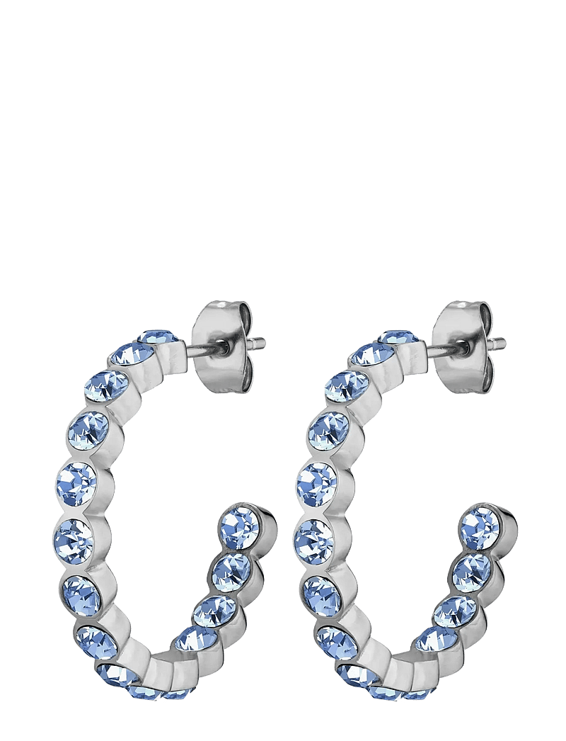 Dyrberg/Kern - HOLLY SS LIGHT BLUE - hoops kõrvarõngad - blue - 1