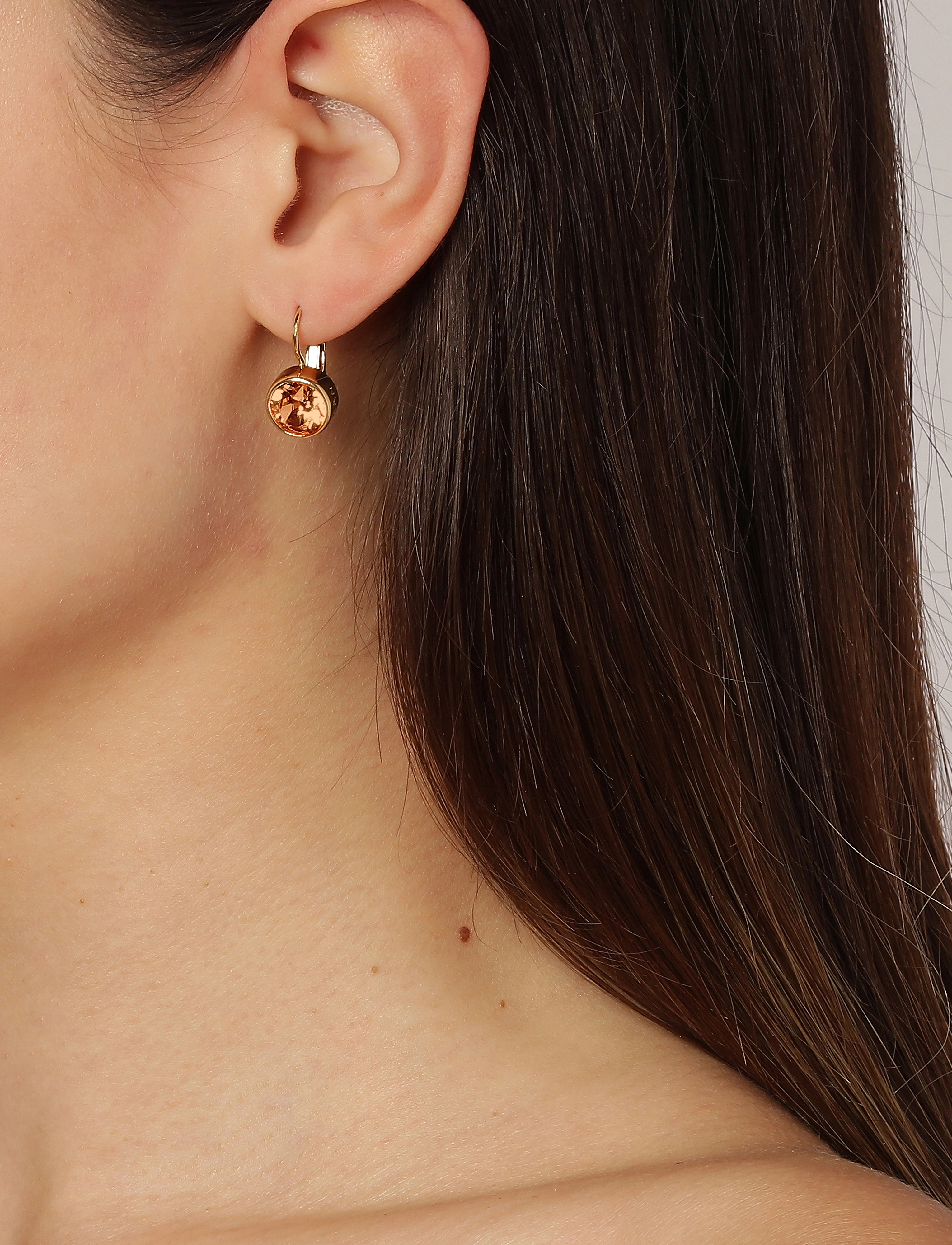 Dyrberg/Kern - LOUISE SG PEACH - pendant earrings - peach - 0