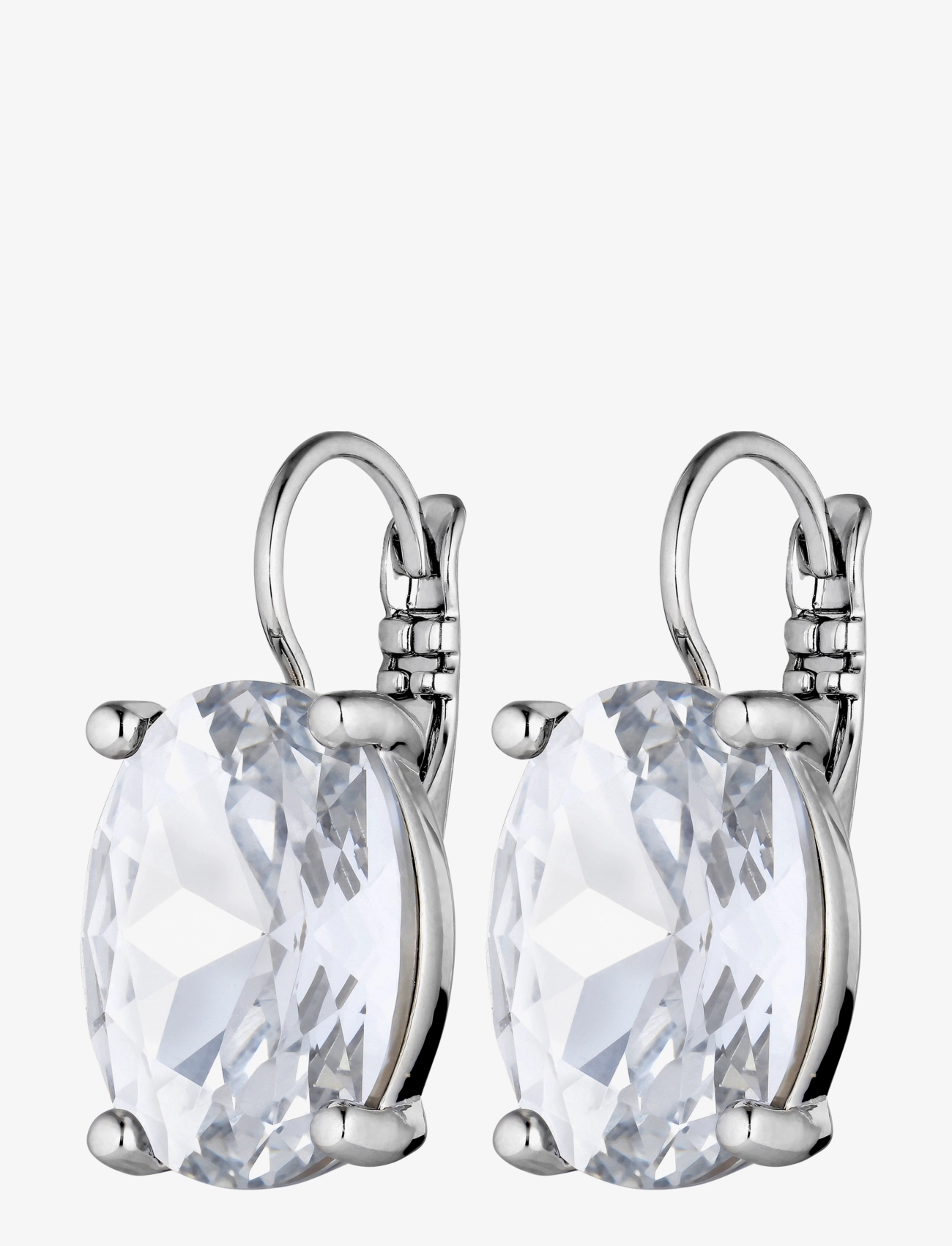 Dyrberg/Kern CHANTAL SS CRYSTAL - Øreringe - CRYSTAL / silver