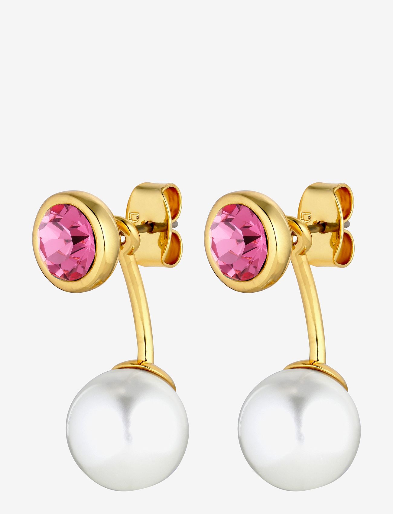 Dyrberg/Kern - TONI SG ROSE / WHITE PEARL - pearl earrings - sg rose / white pearl - 0