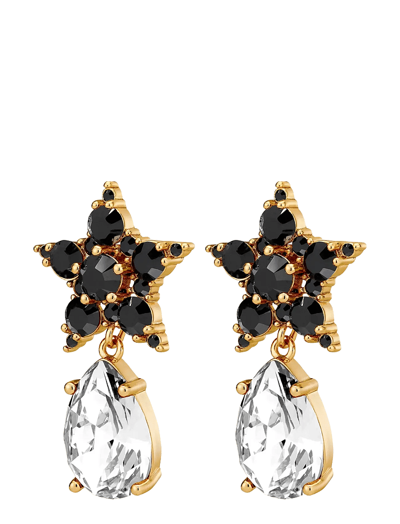 Dyrberg/Kern - HYDRA SG BLACK - hangandi eyrnalokkar - sg black - 1