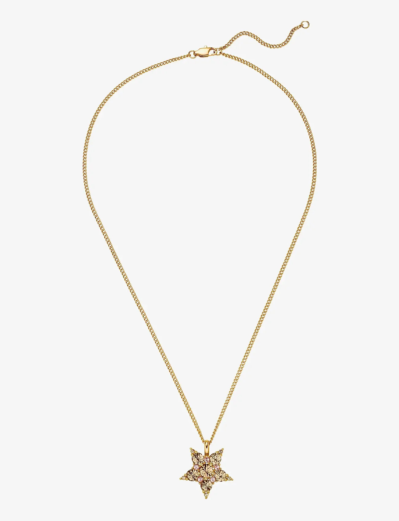 Dyrberg/Kern - LYRA SG GOLDEN - pendant necklaces - sg golden - 1