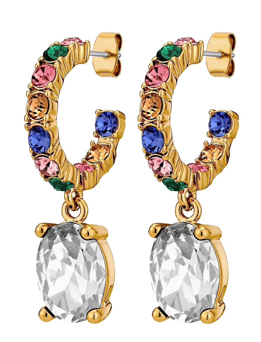 Dyrberg/Kern - BARBARA SG RAINBOW/CRYSTAL - ohrhänger - rainbow - 1