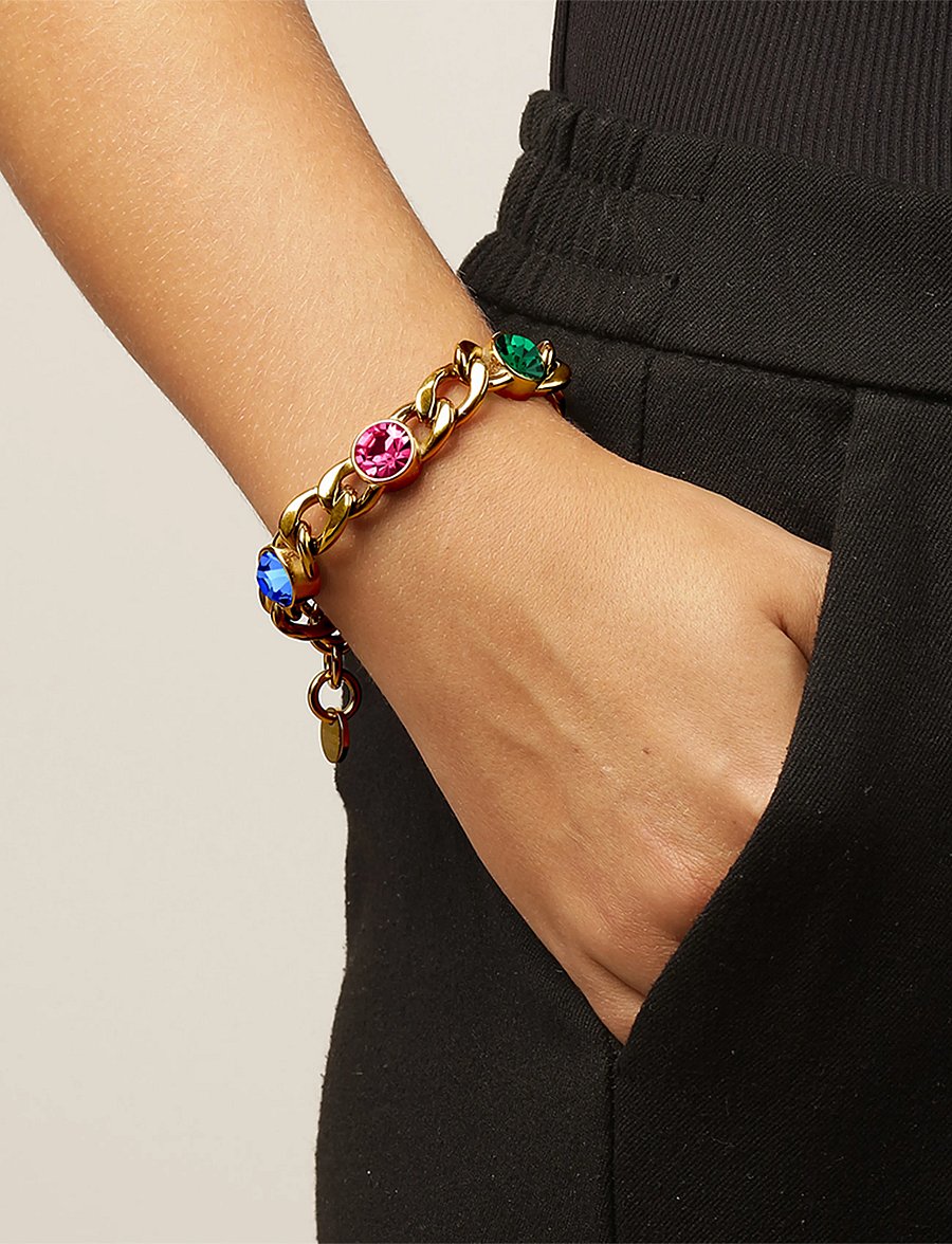 Dyrberg/Kern - ARIANE SG RAINBOW - kettenarmbänder - sg rainbow - 0
