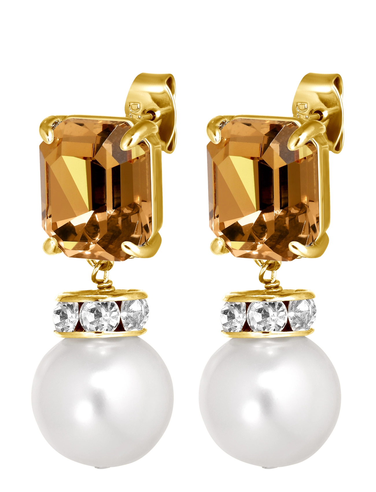 Dyrberg/Kern - WALI SG GOLDEN - WHITE PEARL - golden - 1