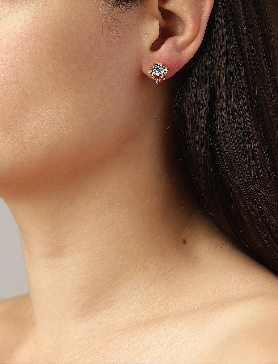 Dyrberg/Kern - BILLIS SG PASTEL MULTI - studs örhängen - multi - 0