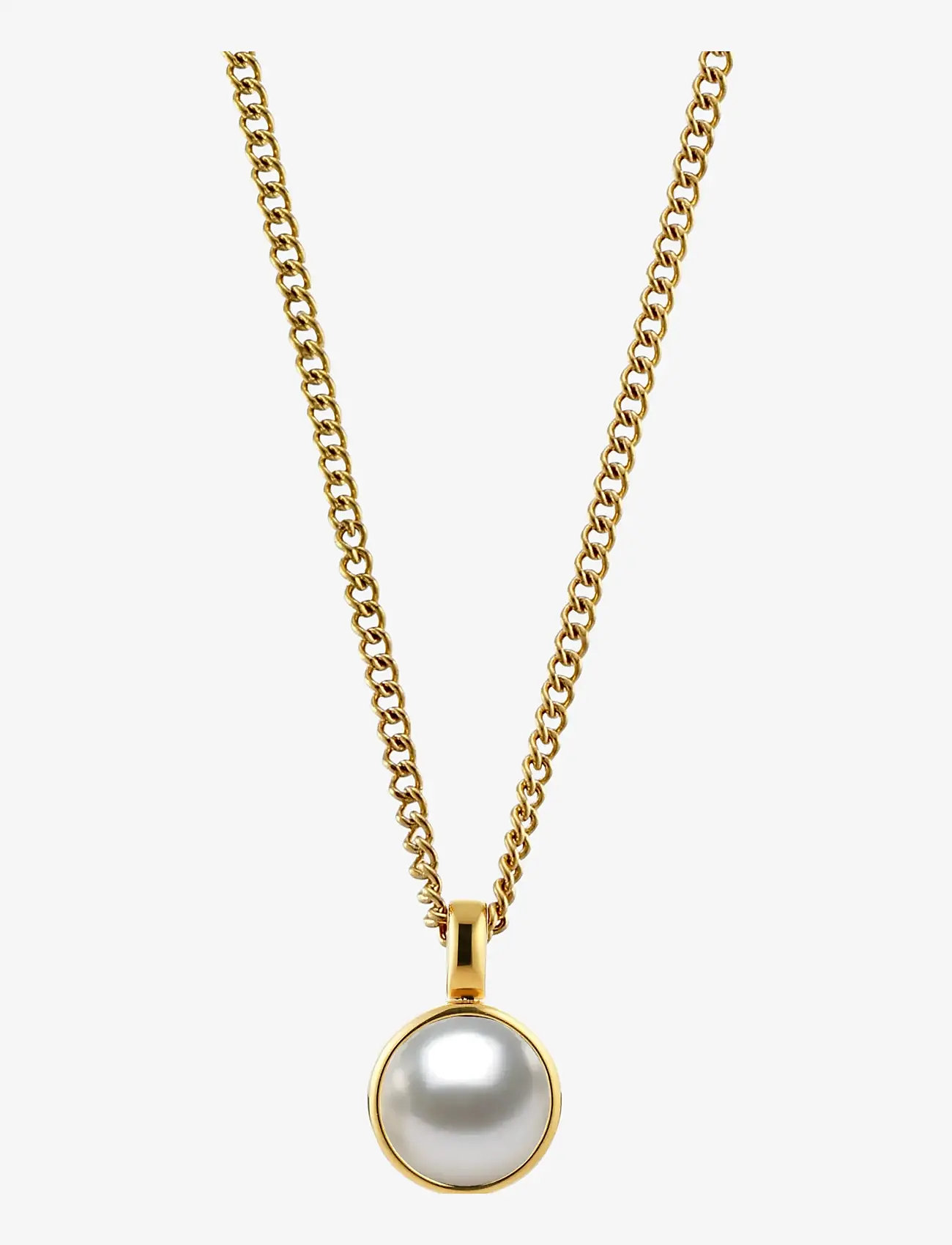 Dyrberg/Kern - ETTE SG WHITE PEARL - pearl necklaces - white - 1