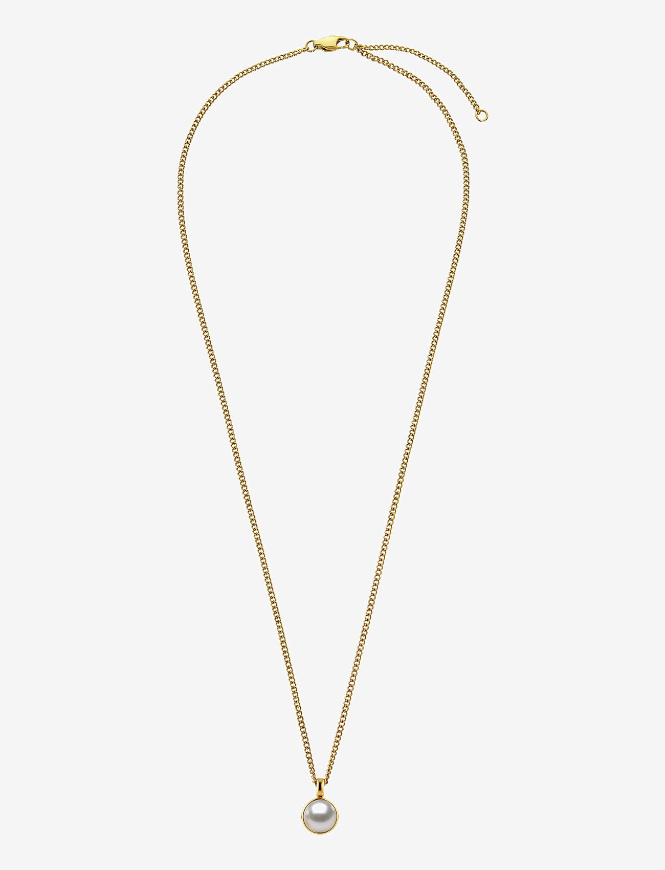 Dyrberg/Kern - ETTE SG WHITE PEARL - pearl necklaces - white - 2