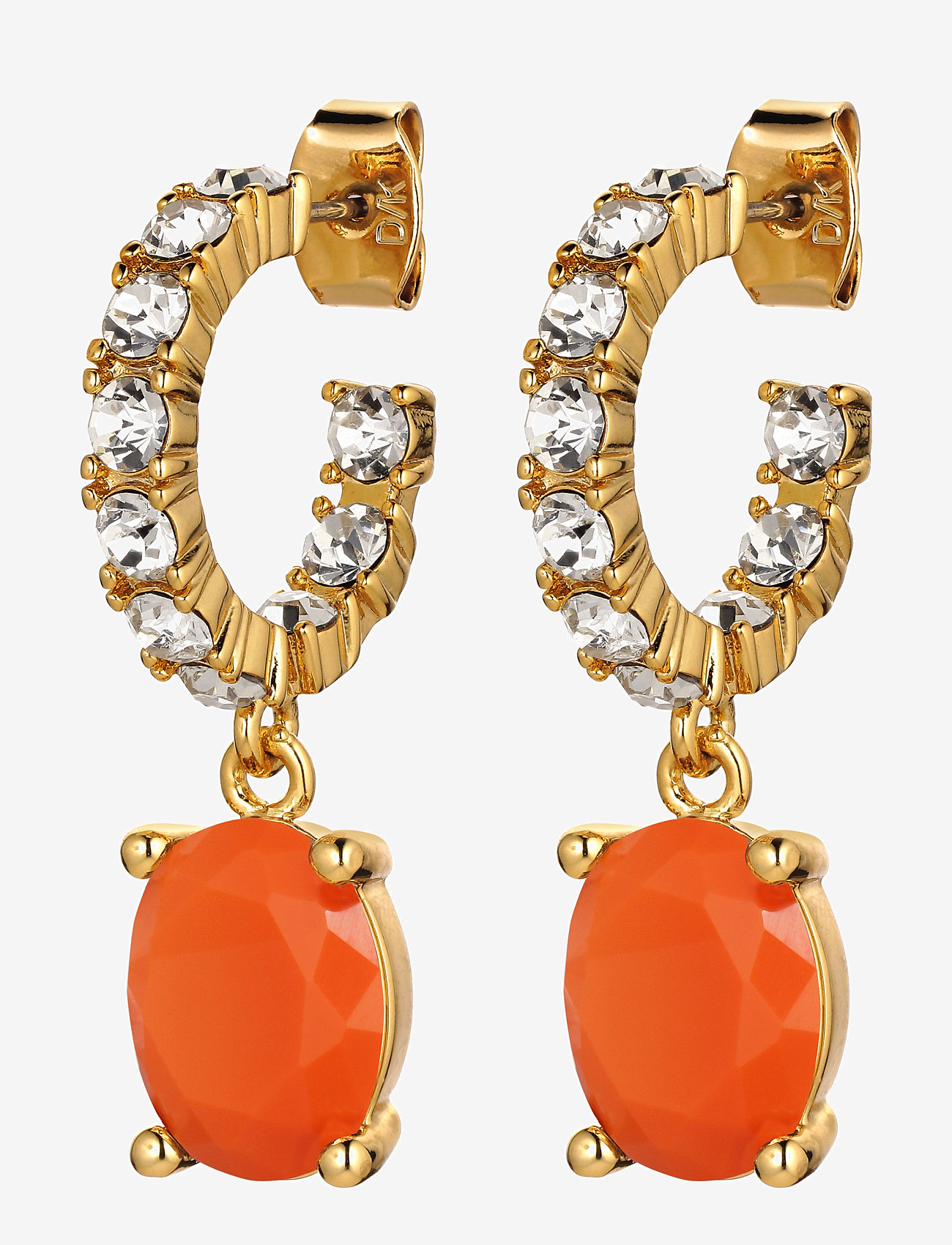 Dyrberg/Kern - BARBARA SG CORAL - ohrhänger - coral - 0