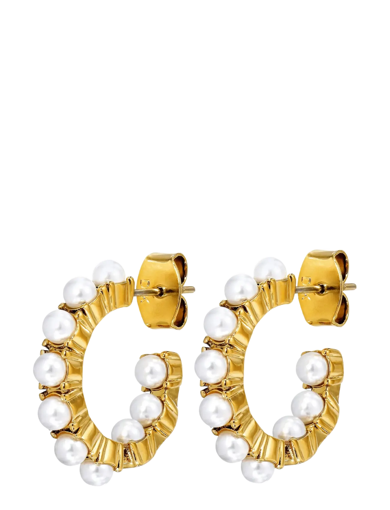 Dyrberg/Kern RAQUEL SG WHITE PEARL - Øreringe - WHITE / white