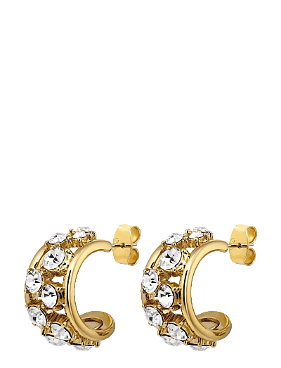 Dyrberg/Kern ASTOR SG CRYSTAL - Skartgripir - WHITE / gold