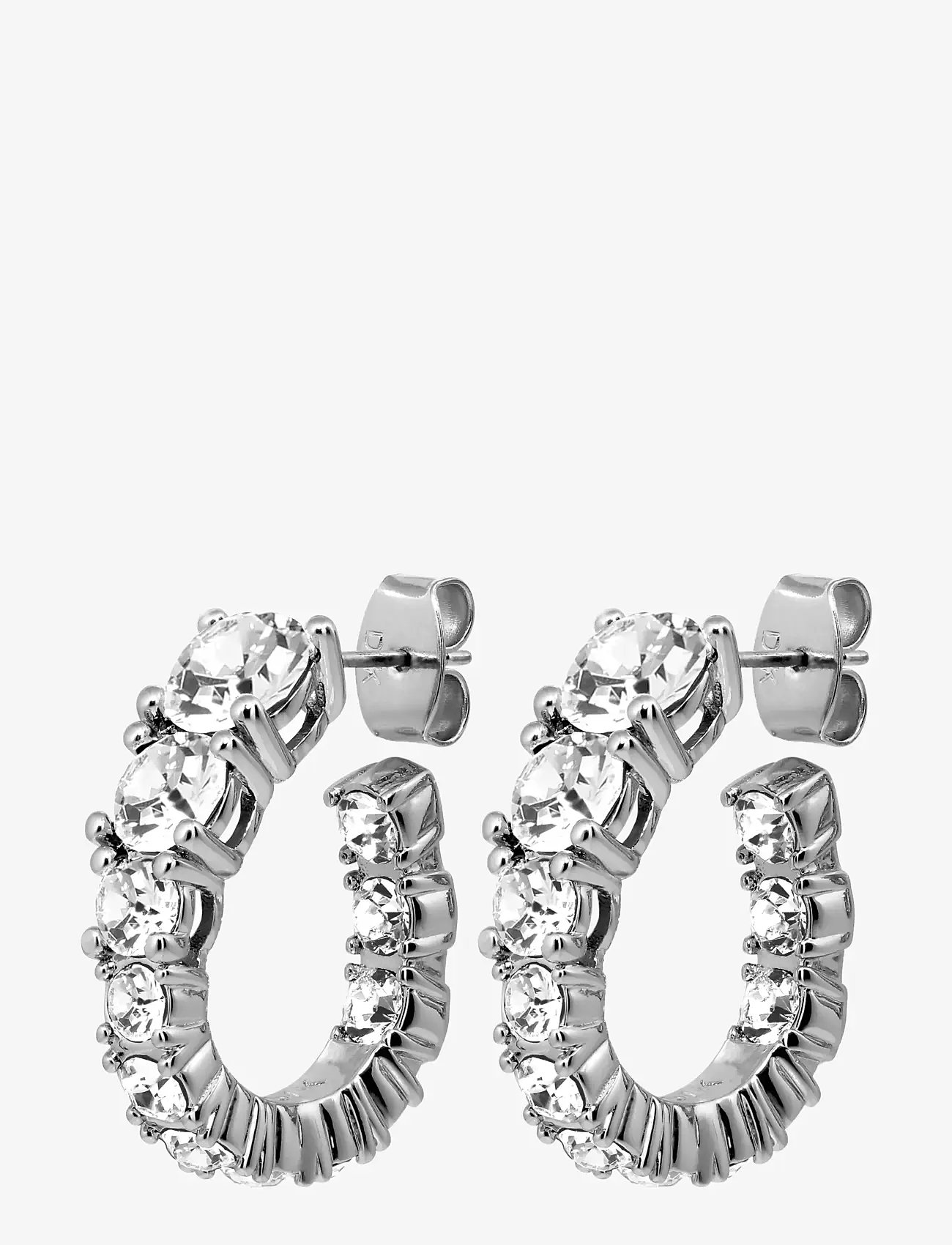 Dyrberg/Kern - KOLOS SS CRYSTAL - hoops kõrvarõngad - white - 1