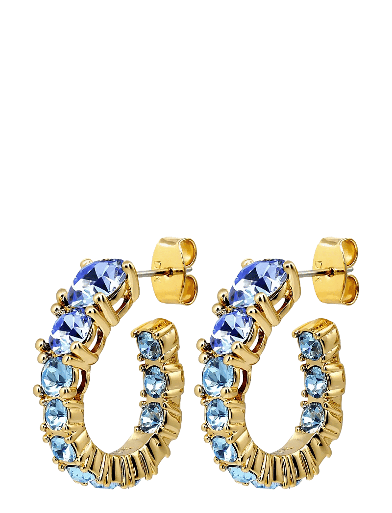 Dyrberg/Kern - KOLOS SG AQUA - hoops kõrvarõngad - blue - 1