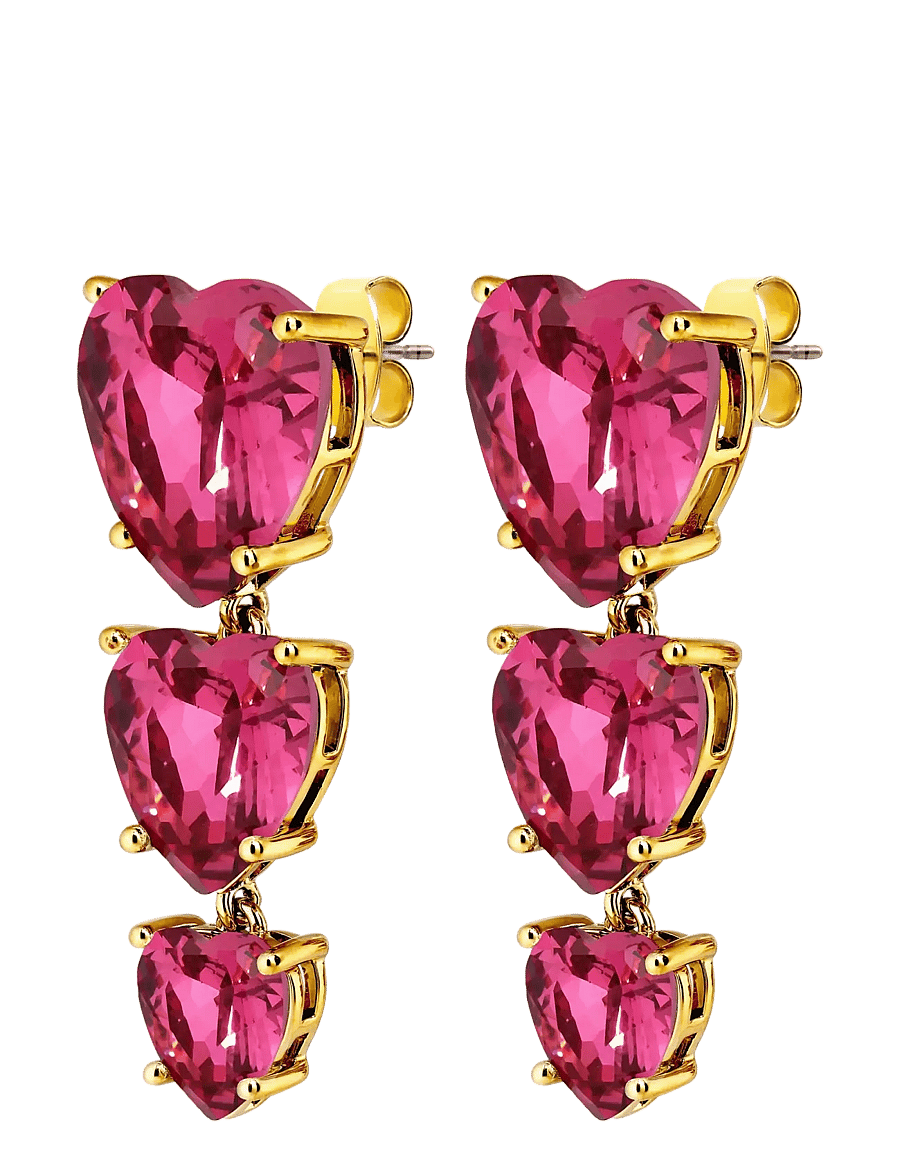 Dyrberg/Kern - SANCTU SG ROSE - hengende øredobber - rose - 1
