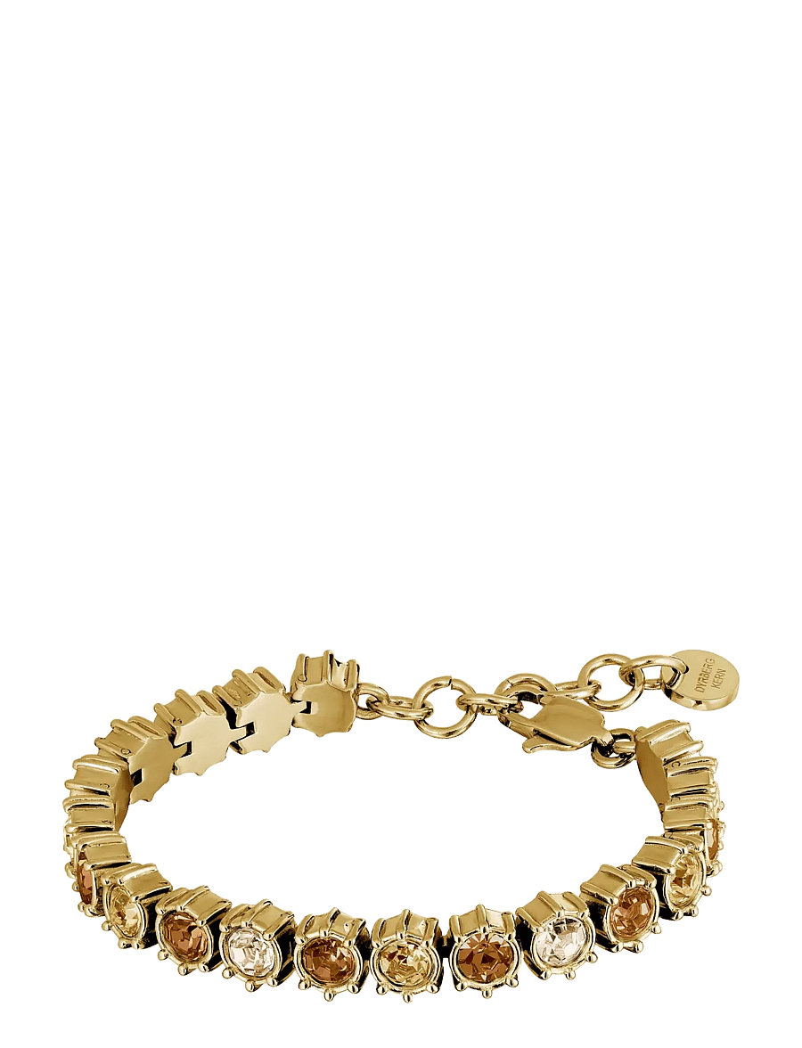 Dyrberg/Kern - COURAGE SG BROWN GOLDEN - kedjearmband - brown - 1