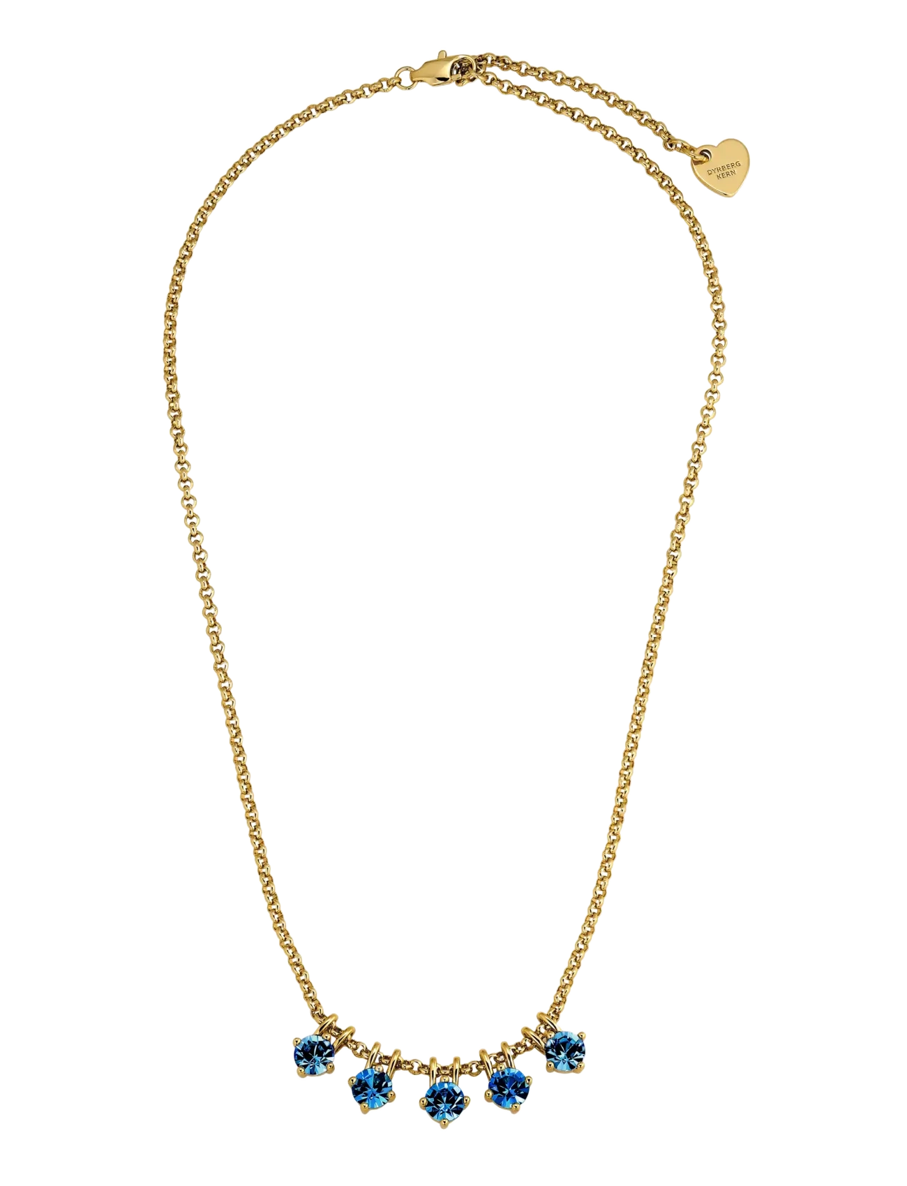 Dyrberg/Kern - PHILA SG PETROL - chain necklaces - petrol - 2