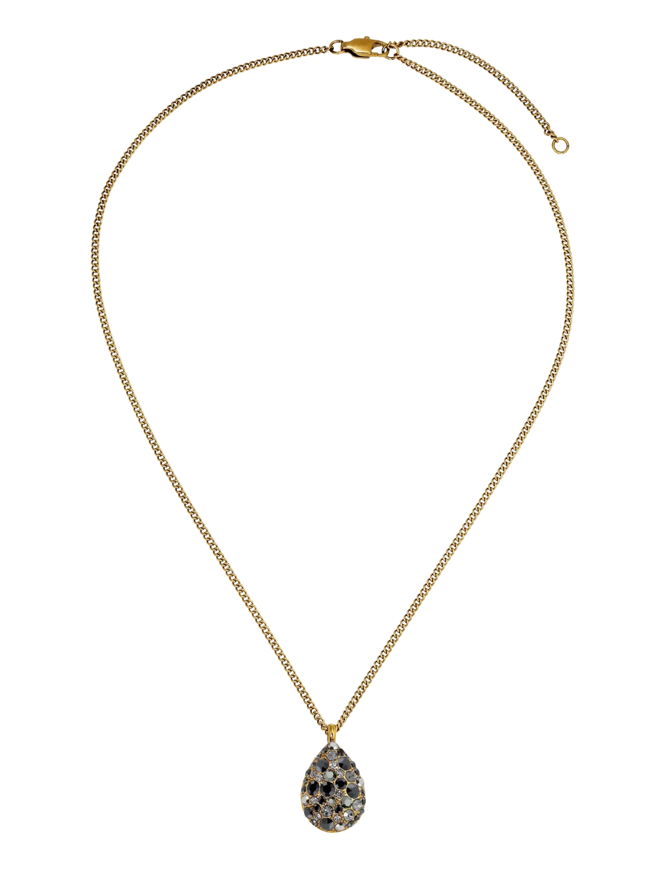 Dyrberg/Kern - BAILEY SG BLACK MIX - chain necklaces - black - 2