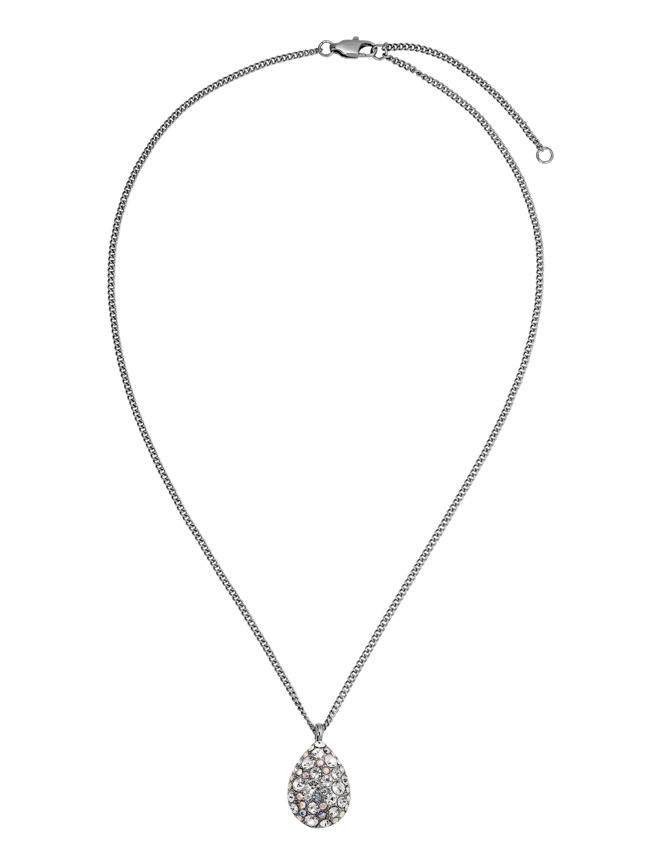 Dyrberg/Kern - BAILEY SS CRYSTAL AB - chain necklaces - white - 2