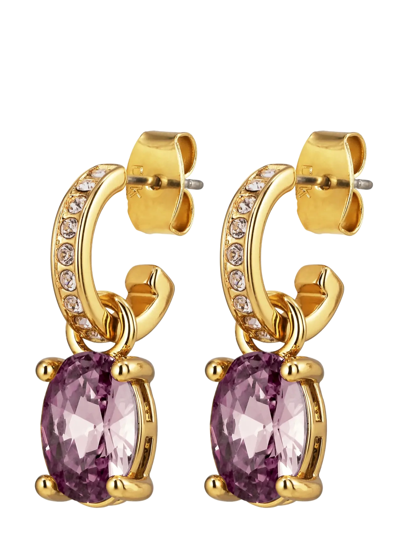 Dyrberg/Kern SOLENE SG VINTAGE ROSE / GOLDEN - Øreringe - GOLD / gold