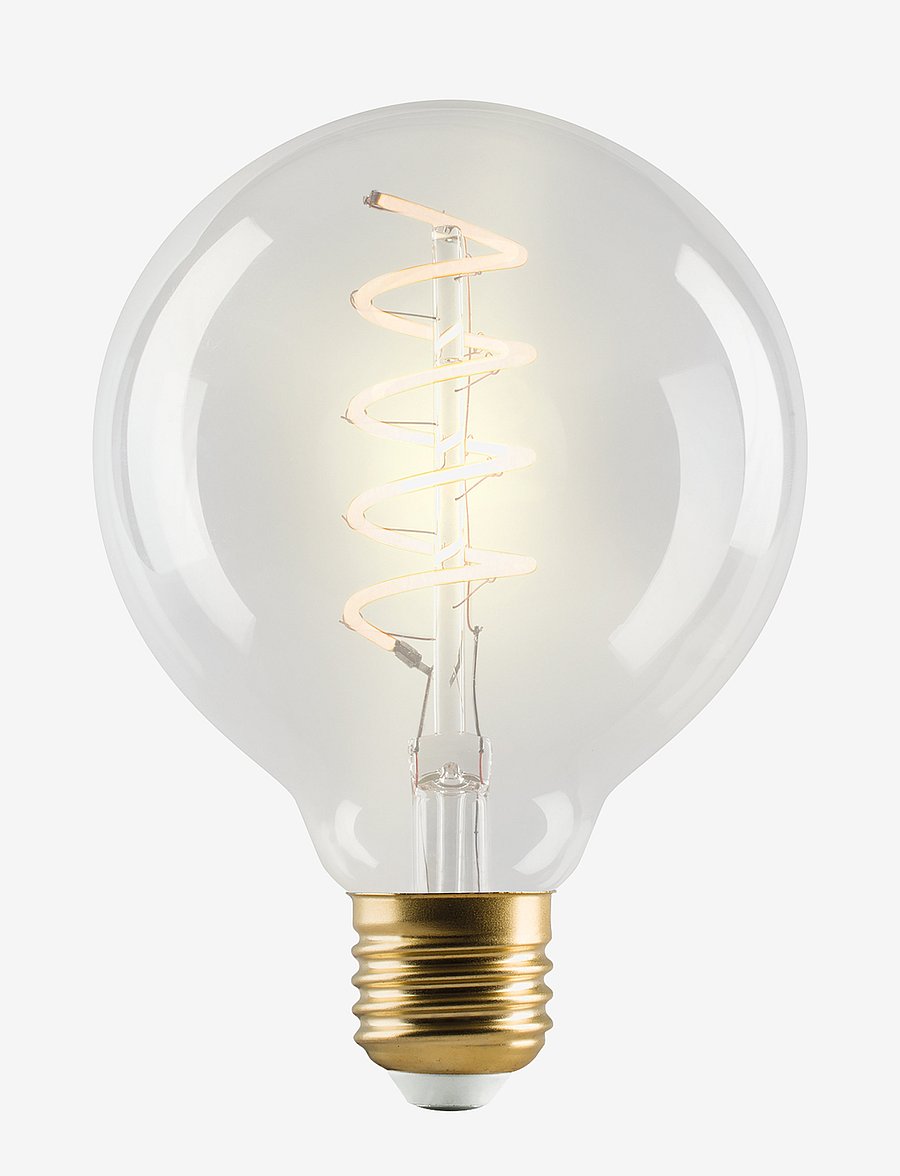 e3light - e3 LED Vintage G95 E27 922 Spiral Clear Dimmable - clear - 0