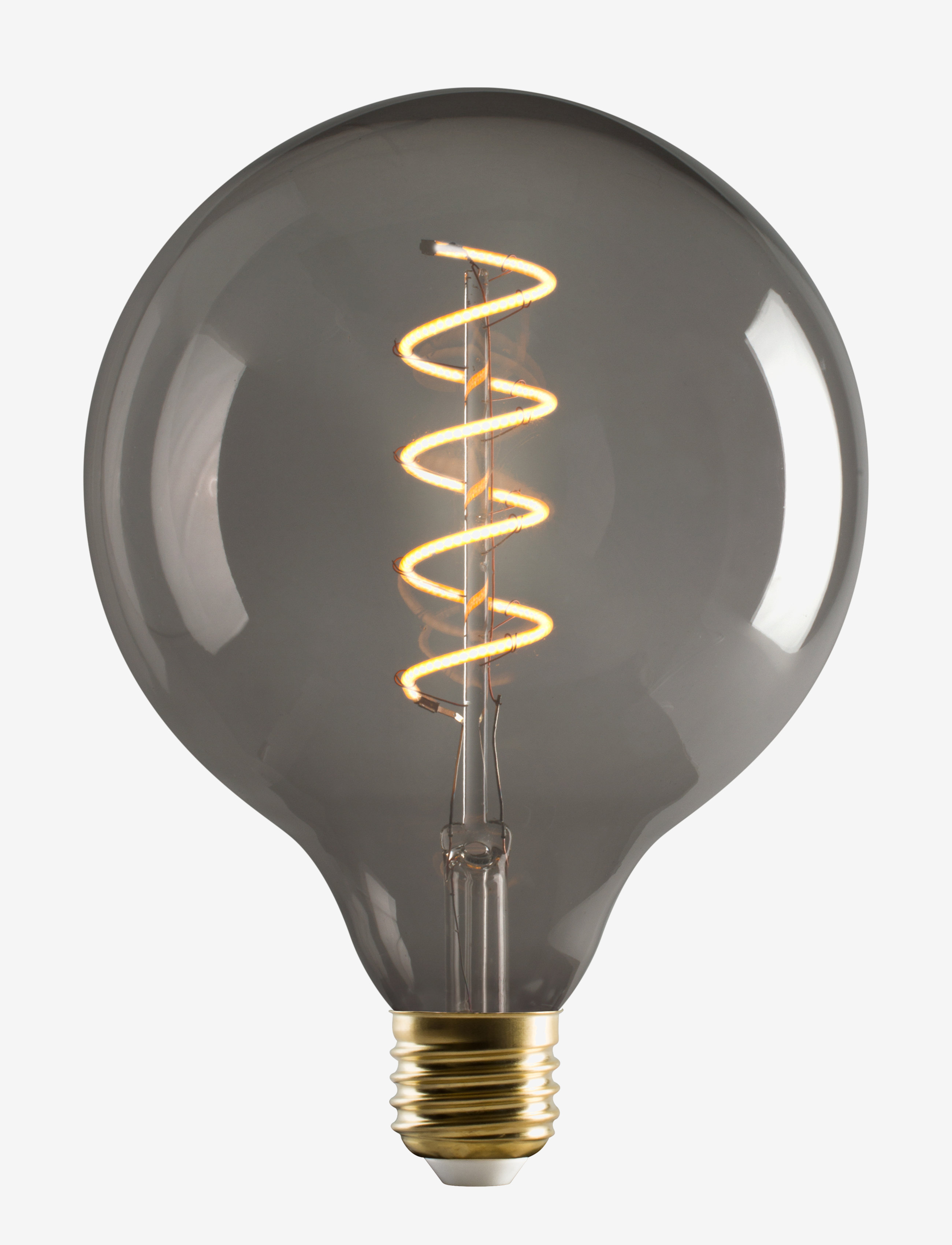 e3light e3 LED Vintage G125 E27 922 Spiral Smoked Dimmable - Glühbirnen - SMOKED / grey
