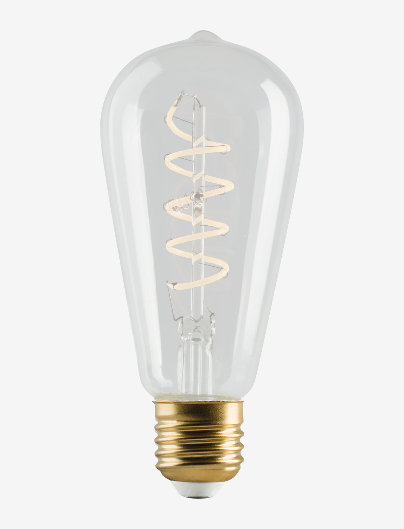 e3light e3 LED Vintage ST64 E27 922 Spiral Clear Dimmable - Lighting bulbs - CLEAR / undefined