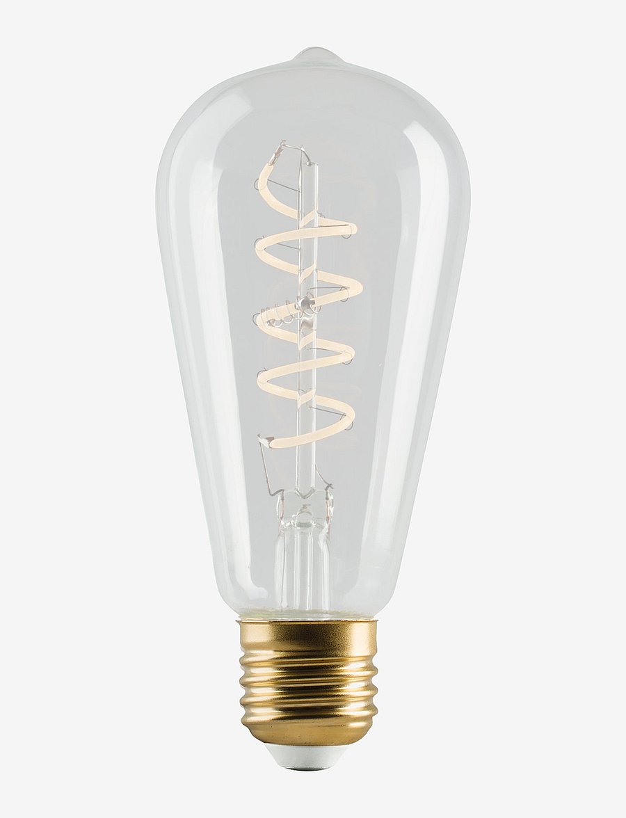 e3light - e3 LED Vintage ST64 E27 922 Spiral Clear Dimmable - clear - 0