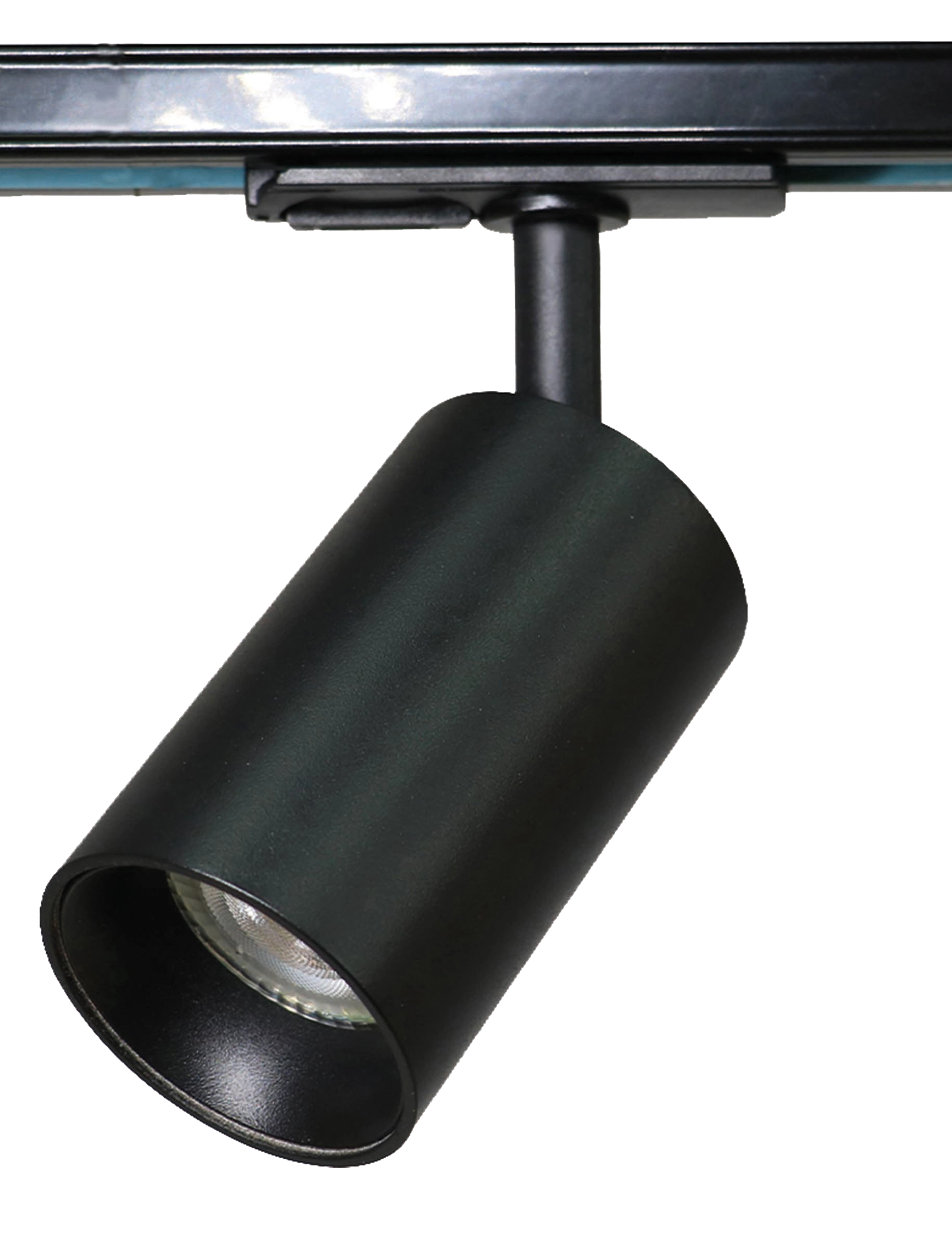 e3light Piccola Ritratta 1 Phase Trackspot Black Gu10, Spotlight, Sort, Str: Ø6X16CM