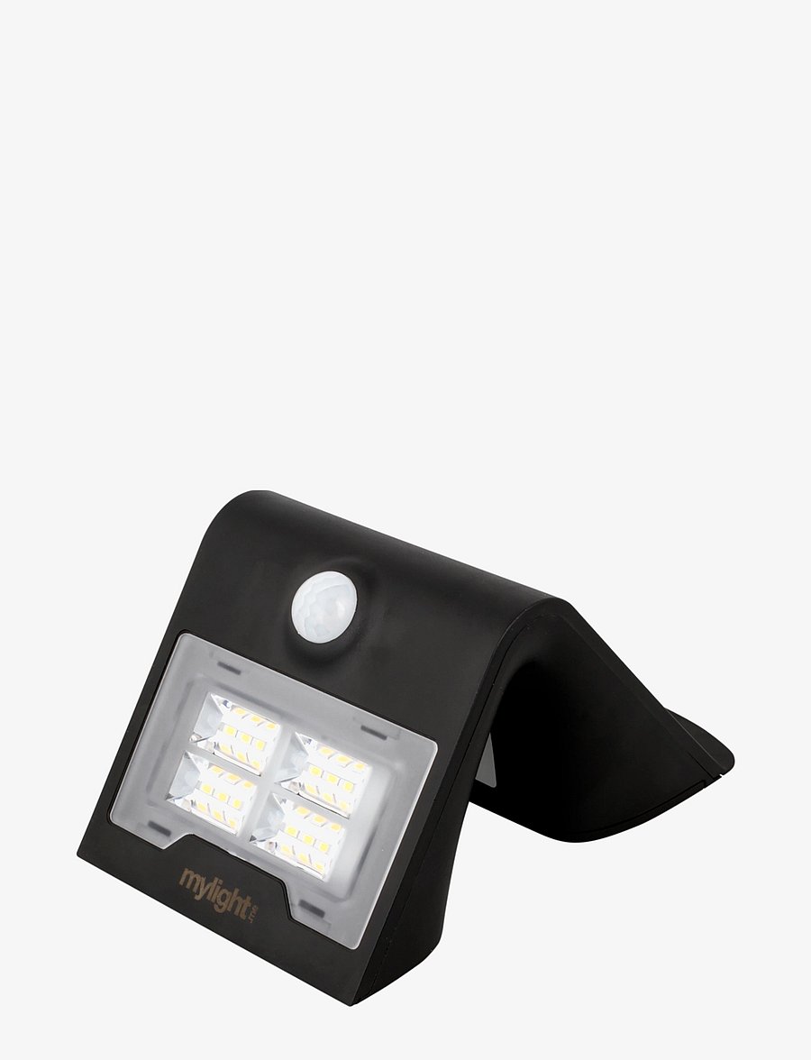 e3light - MYLIGHT.ME Wall Light 02 LED Solar Sensor Lamp IP65 - außenwandleuchten - clear - 1