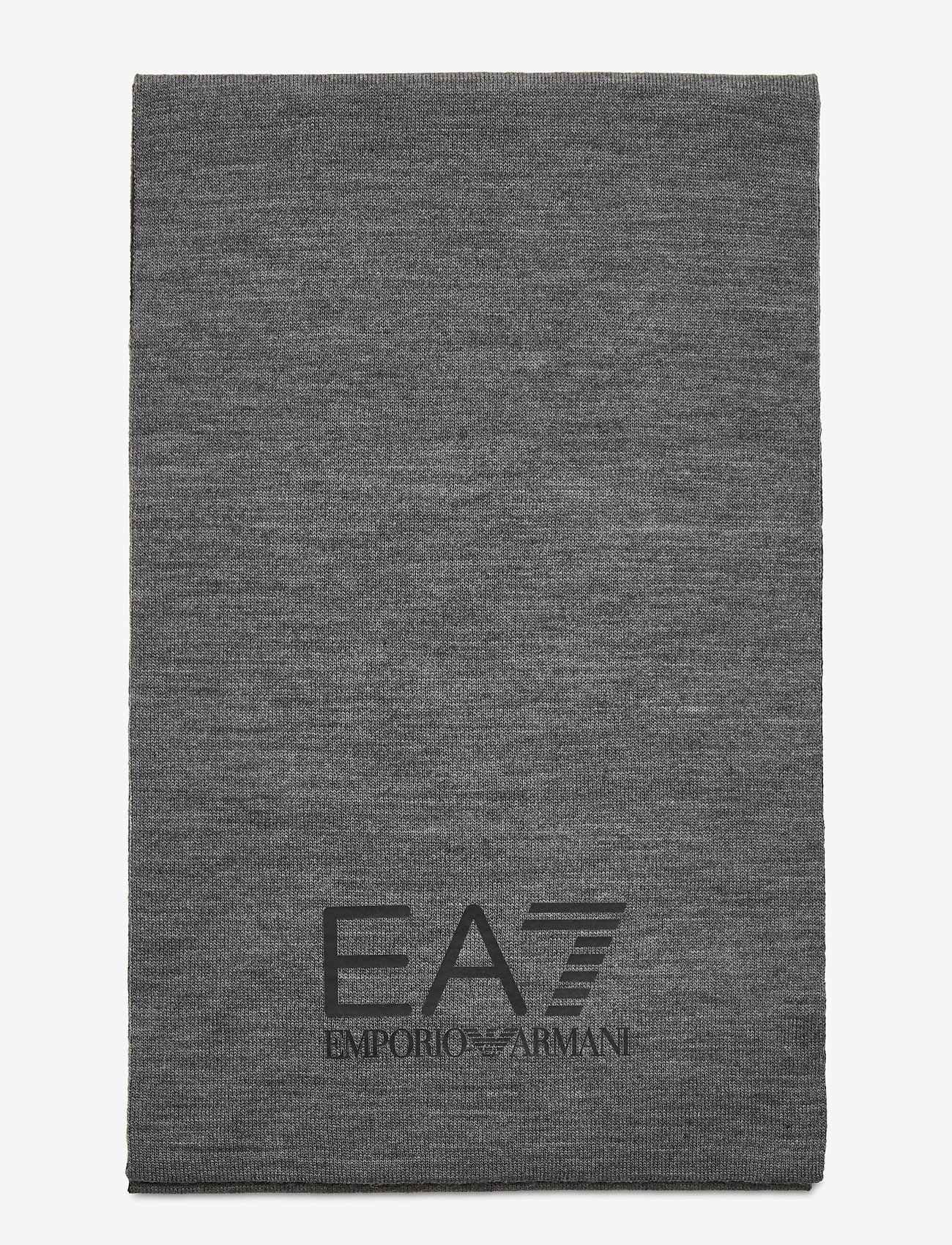 EA7 - SCARF - d.grey mel/black - 1
