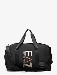 EA7 - UNISEX GYM BAG - sacs de sport - 26321-black/rose gold logo - 0