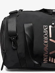 EA7 - UNISEX GYM BAG - gym bags - 26321-black/rose gold logo - 3