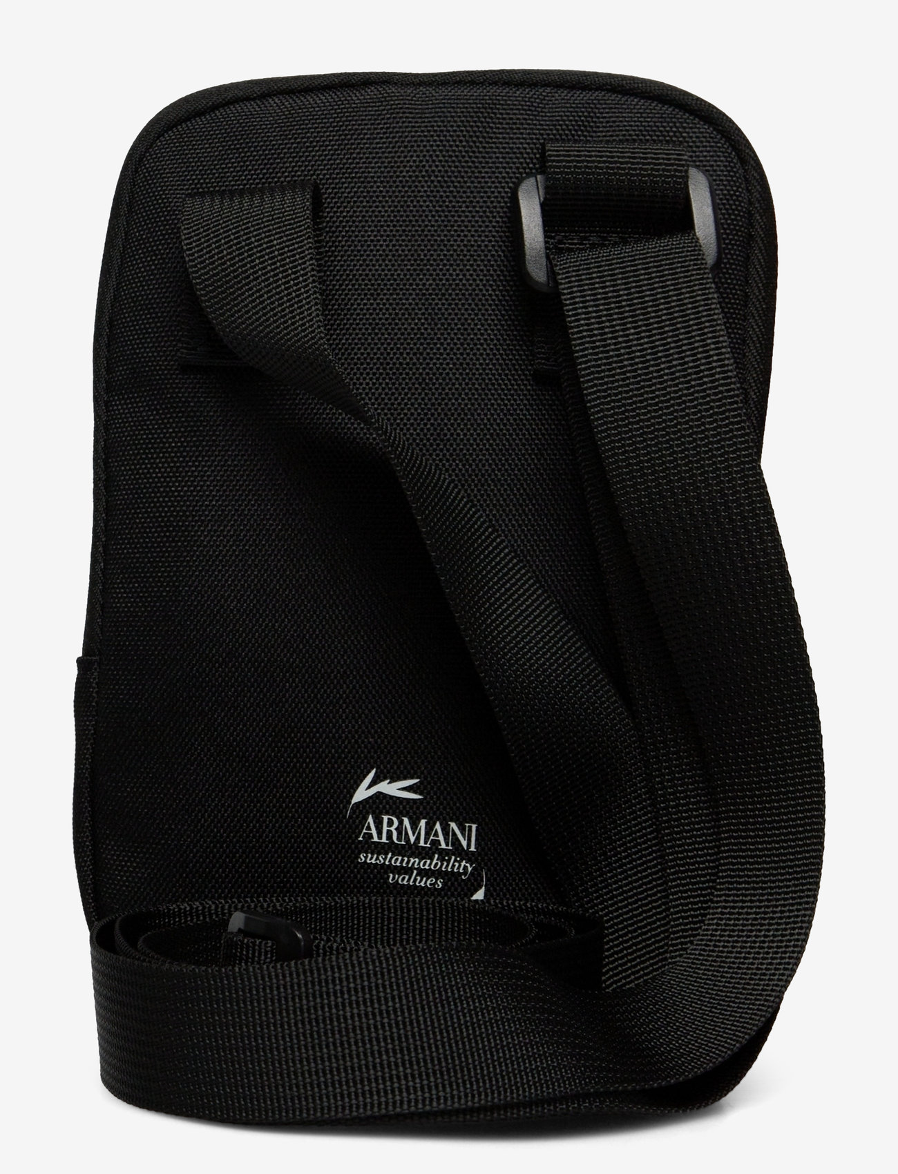 EA7 - SHOULDER BAG - skuldertasker - black/gold logo - 1