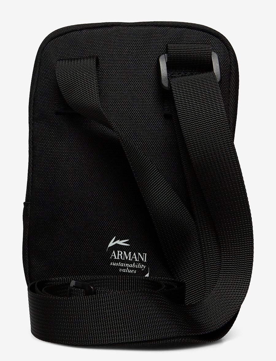 EA7 - SHOULDER BAG - axelremsväskor - black/gold logo - 1