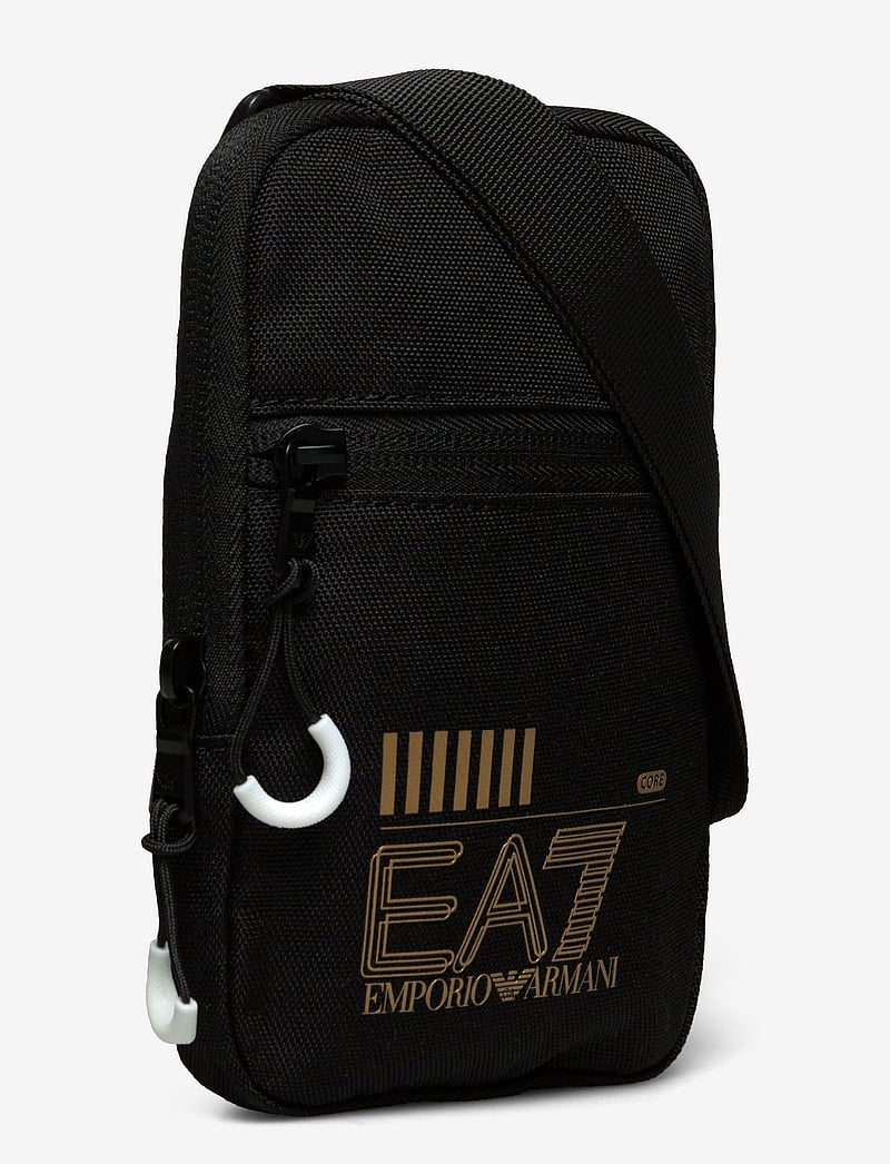 EA7 - SHOULDER BAG - shoulder bags - black/gold logo - 2