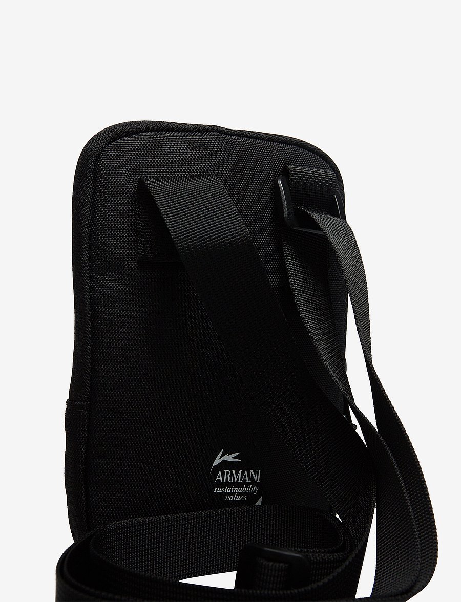 EA7 - SHOULDER BAG - axelremsväskor - black/gold logo - 3