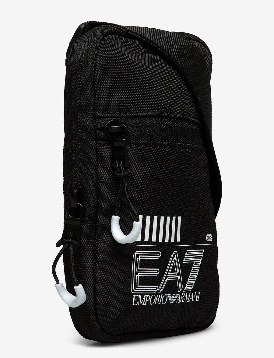 EA7 - SHOULDER BAG - shoulder bags - black/white logo - 2