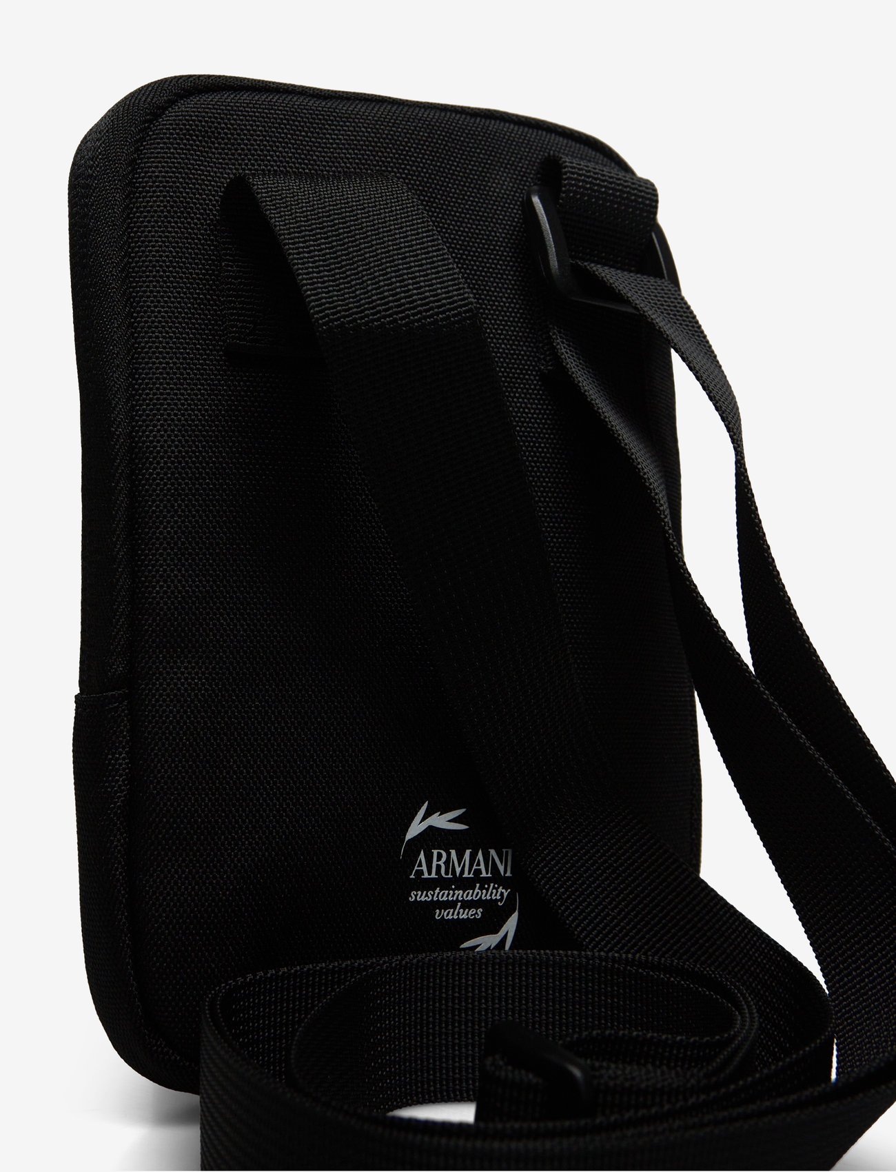 EA7 - SHOULDER BAG - skuldertasker - black/white logo - 3