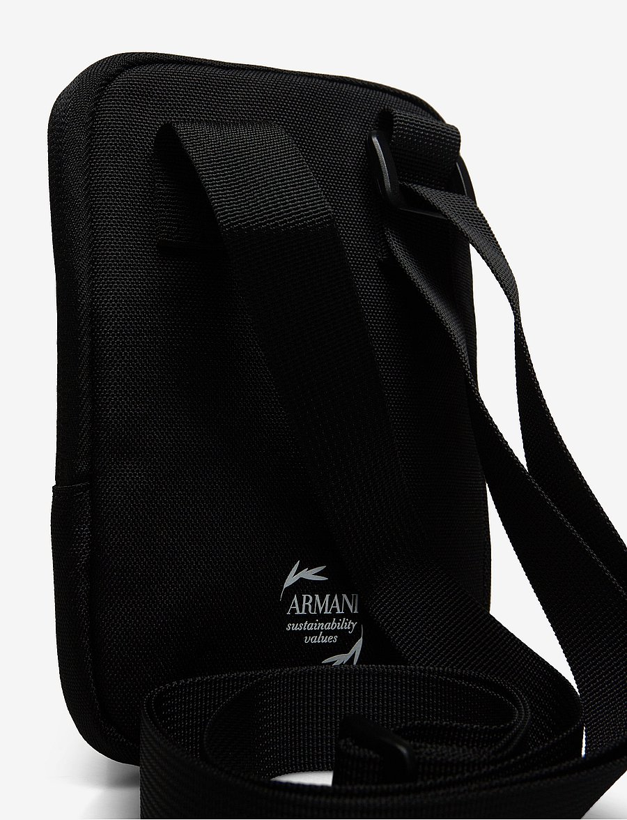 EA7 - SHOULDER BAG - shoulder bags - black/white logo - 3