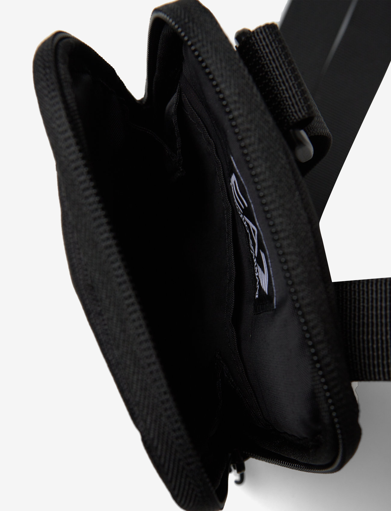 EA7 - SHOULDER BAG - skuldertasker - black/white logo - 4