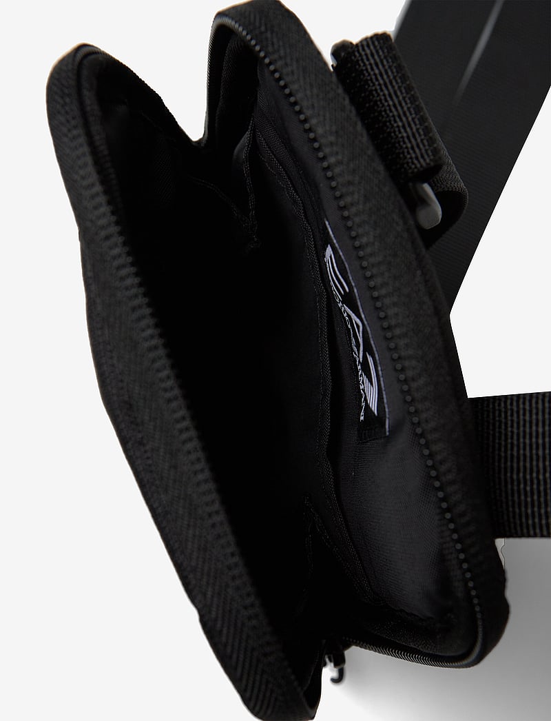 EA7 - SHOULDER BAG - skuldertasker - black/white logo - 4