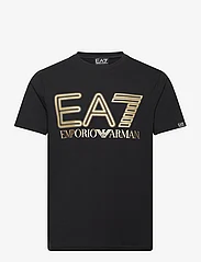 EA7 - T-SHIRT - kortermede t-skjorter - black - 0