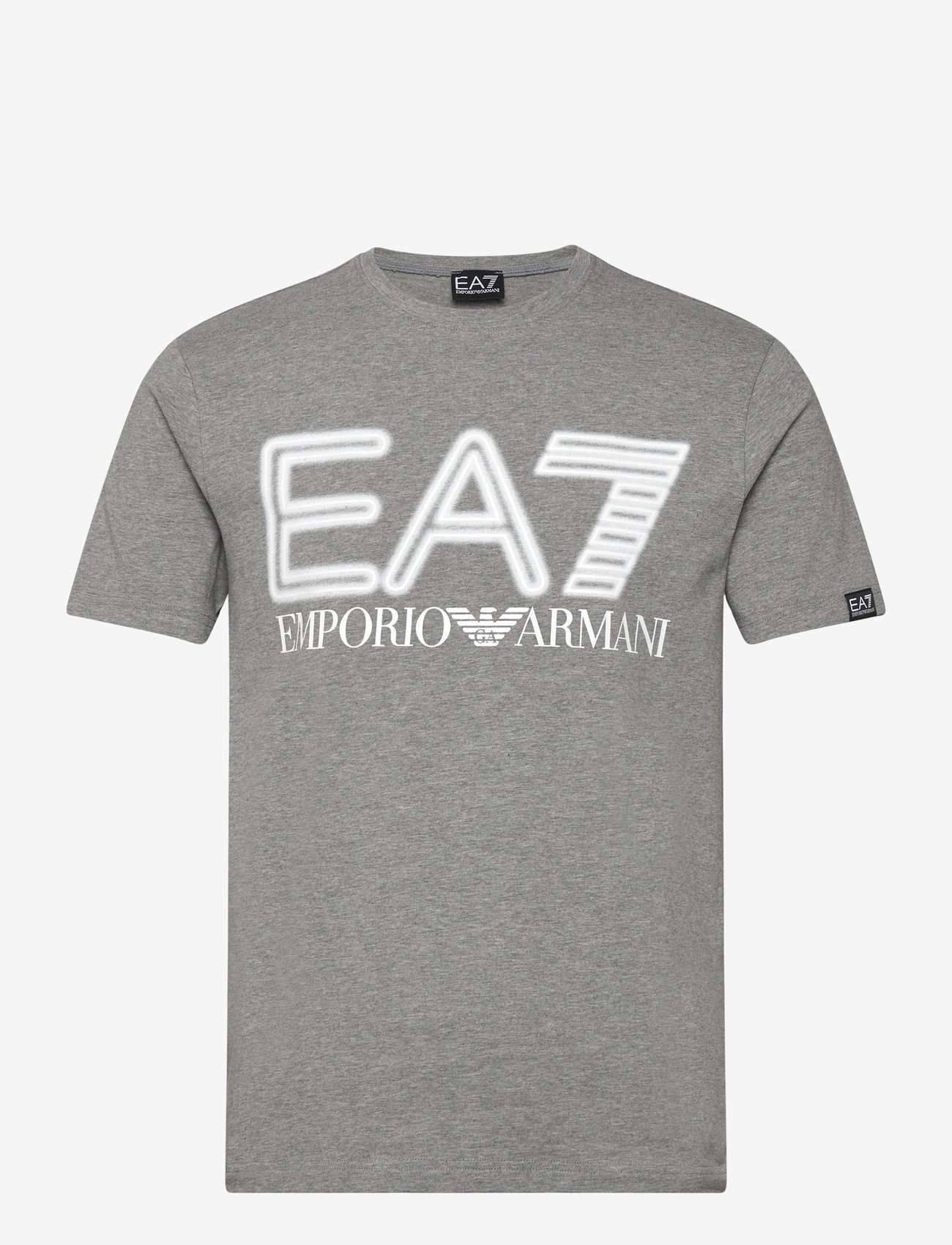 EA7 - T-SHIRT - med.grey mel - 0