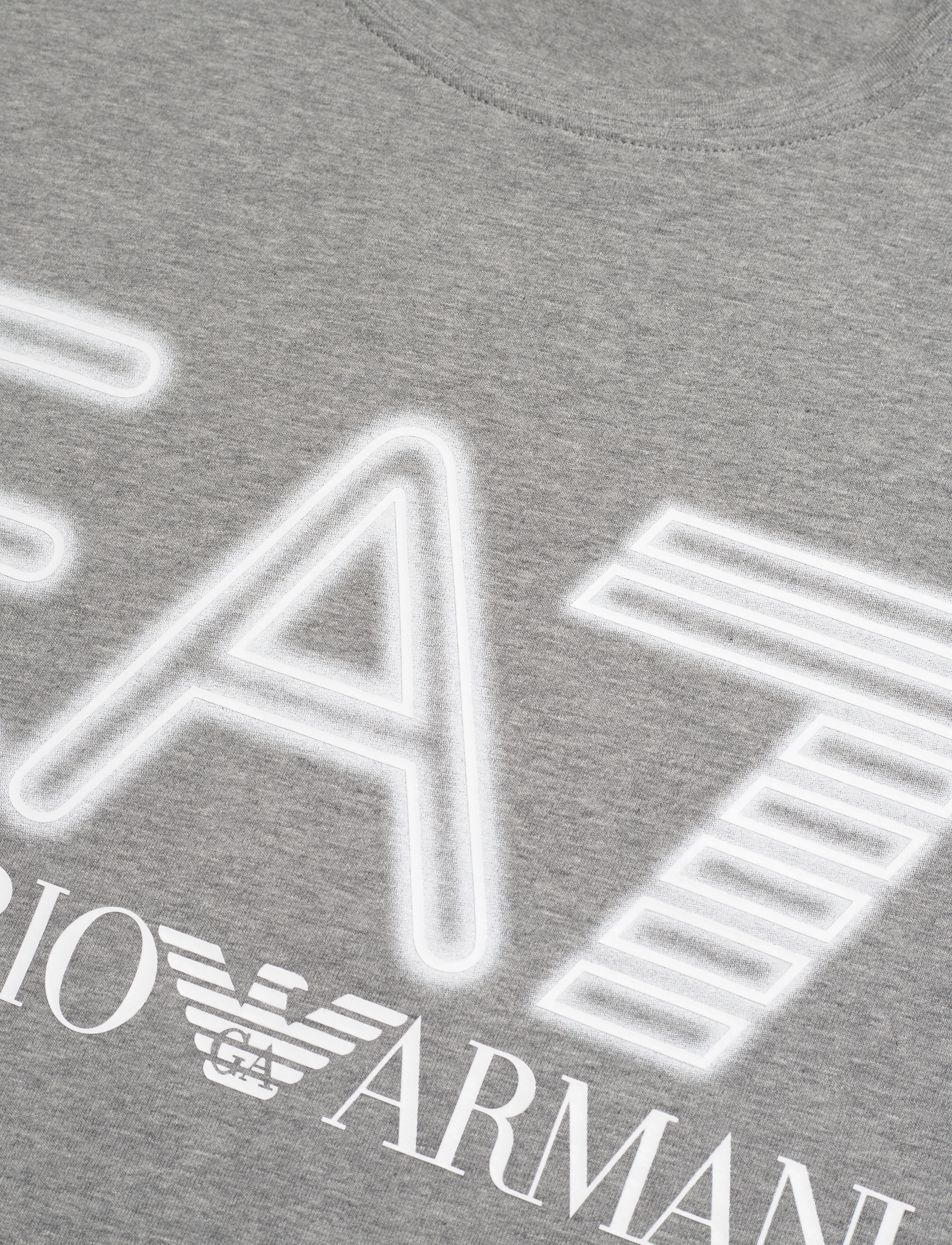 EA7 - T-SHIRT - med.grey mel - 2