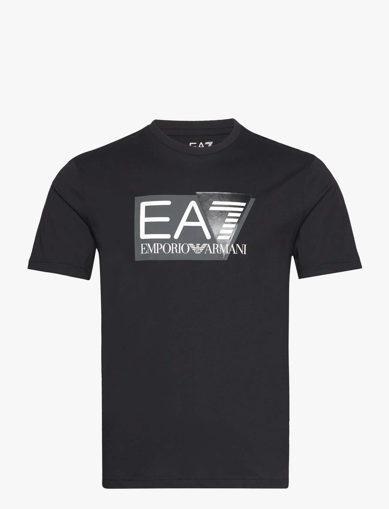 EA7 - T-SHIRT - lühikeste varrukatega t-särgid - black - 0