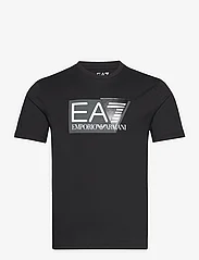 EA7 - T-SHIRT - kortermede t-skjorter - black - 0