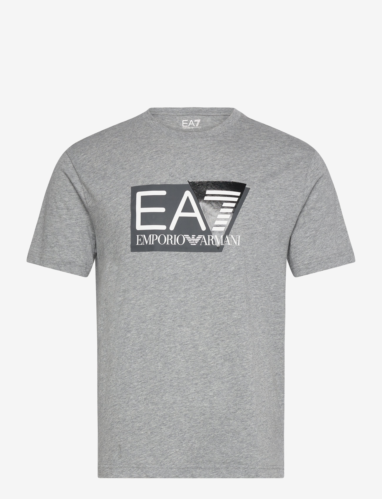EA7 - T-SHIRT - med.grey mel - 0
