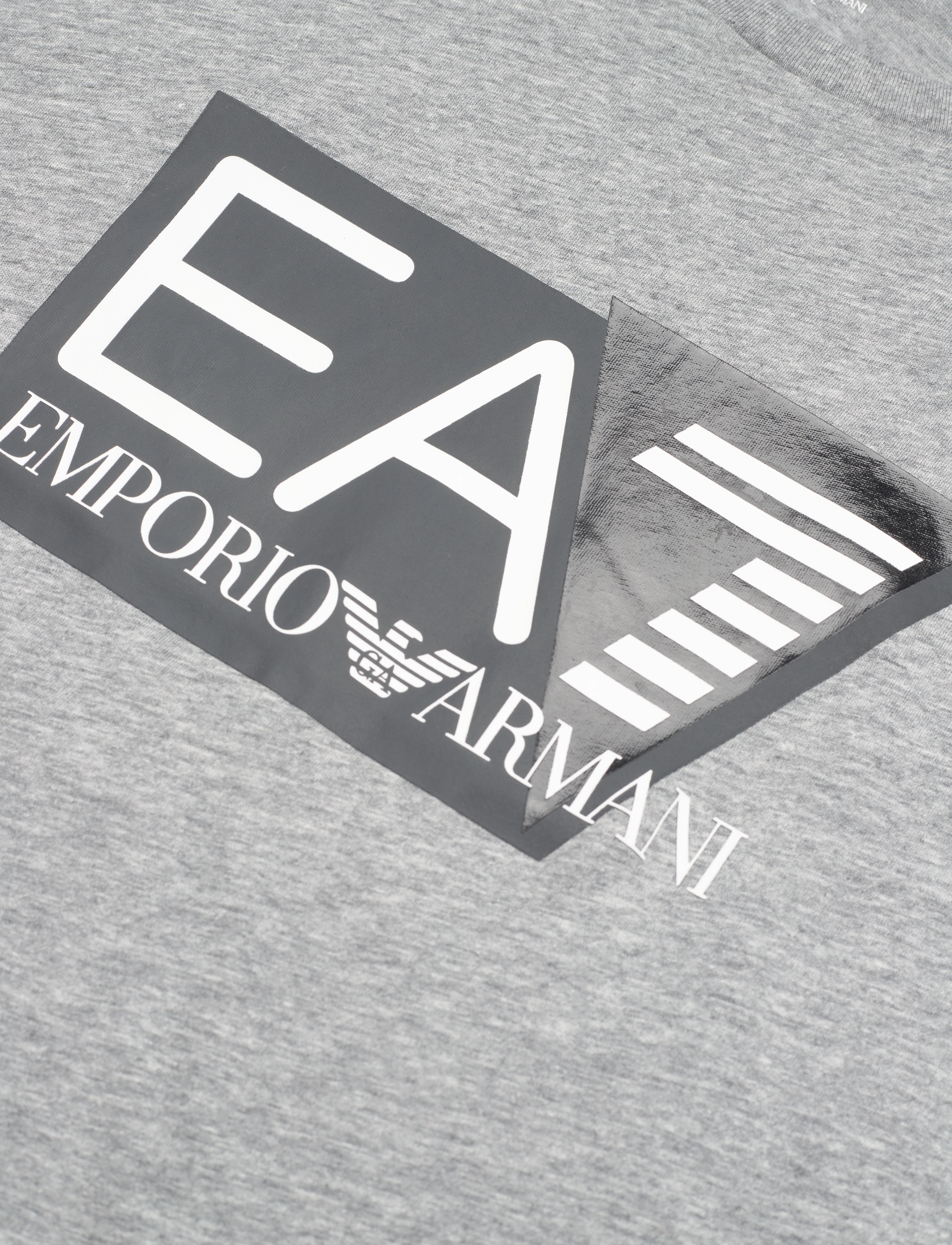 EA7 - T-SHIRT - med.grey mel - 2