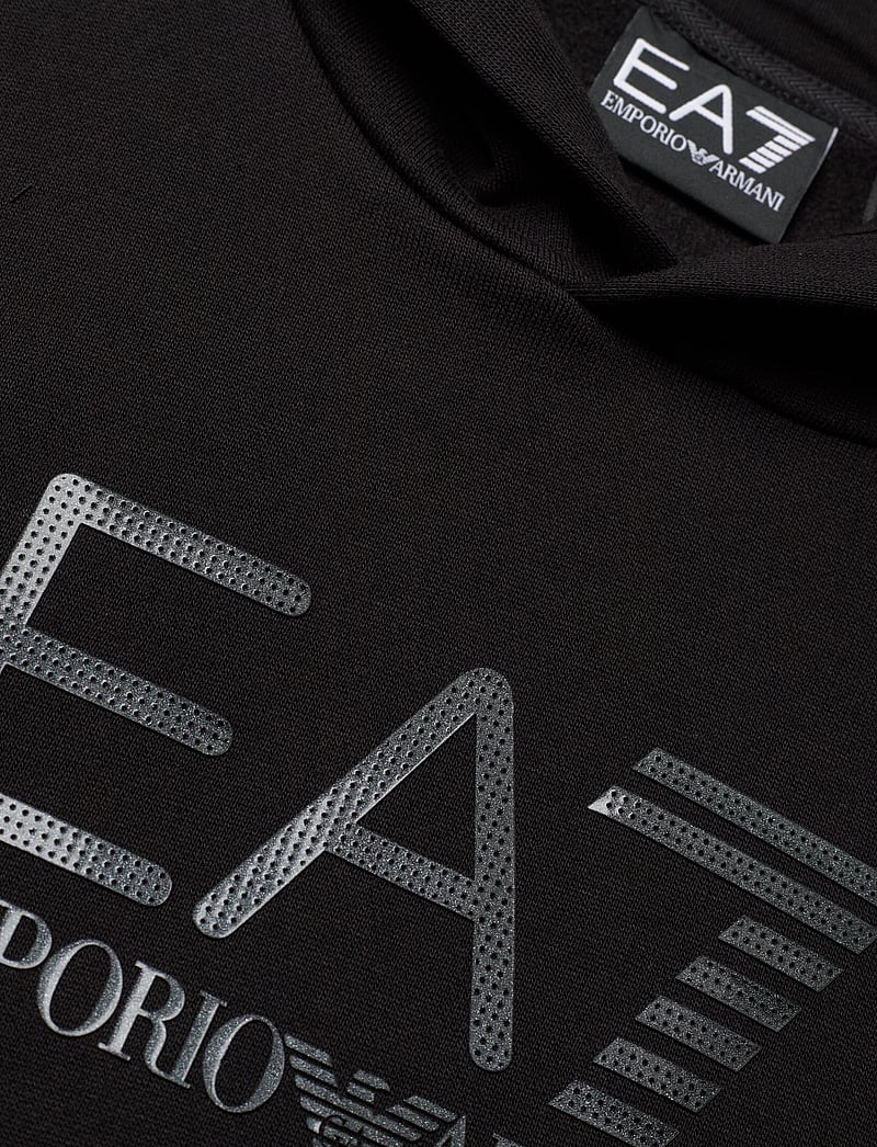 EA7 - SWEATSHIRT - kapuutsiga dressipluusid - black - 2