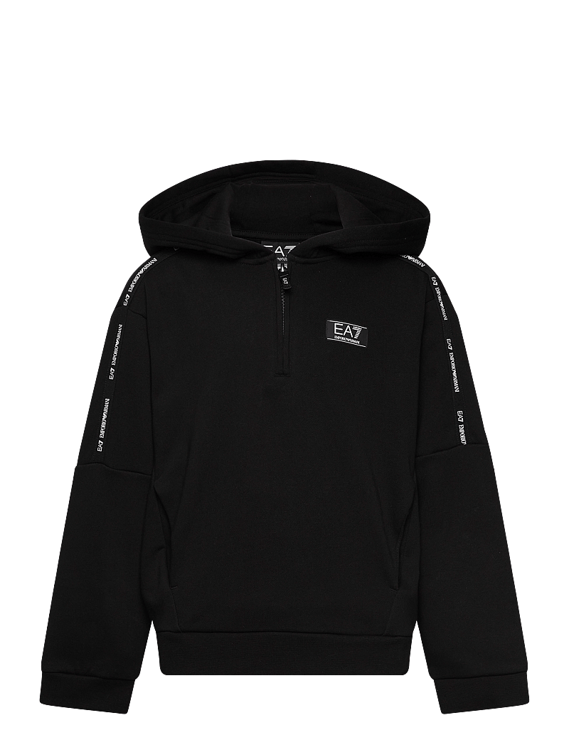 EA7 - SWEATSHIRT - kapuutsiga dressipluusid - black - 0